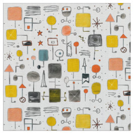 koele Mid Century moderne stof