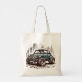 Koele minicar tote bag (Achterkant)