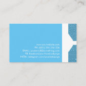 Koele minimale raamreinigingsservices visitekaartje (Achterkant)