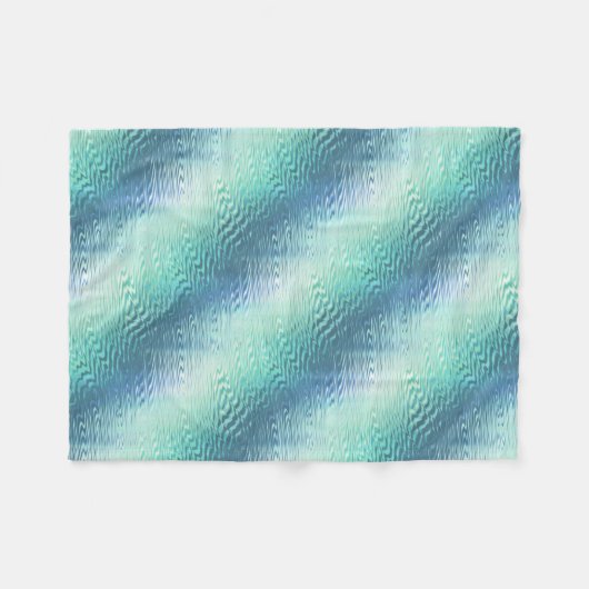 Koele mint rimpel: fleece deken (Voorkant (Horizontaal))