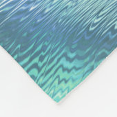 Koele mint rimpel: fleece deken (Hoek)