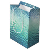 Koele mint rimpel: medium cadeauzakje (Achterkant Gekanteld)
