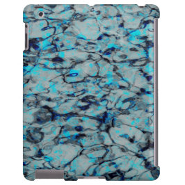 Koele, moderne digitale kunst van blauwe waterverf Case-Mate iPhone case