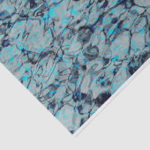 Koele, moderne digitale kunst van blauwe waterverf tissuepapier (Detail)