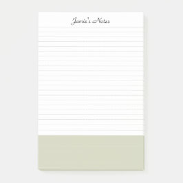 Koele Moderne Eenvoudige Witte Pastel Gedempte Gro Post-it® Notes