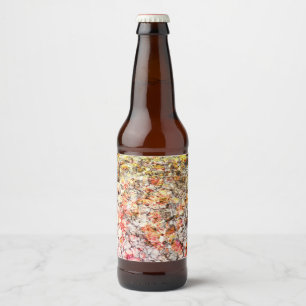 Koele, moderne, kleurrijke abstracte achtergrond bier etiket