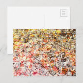 Koele, moderne, kleurrijke abstracte achtergrond briefkaart (Voorkant / Achterkant)