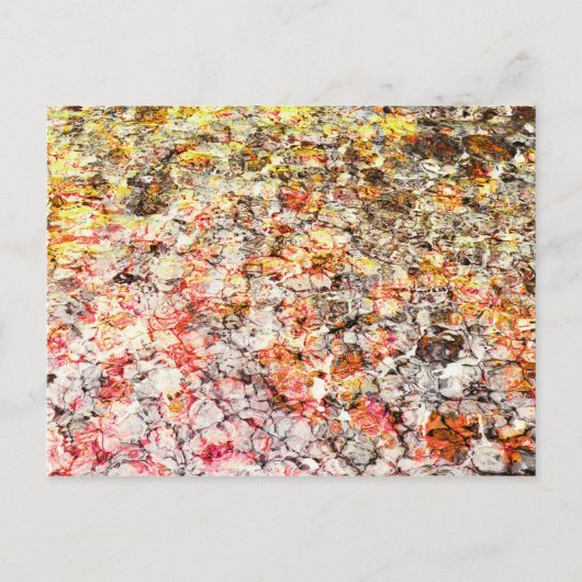 Koele, moderne, kleurrijke abstracte achtergrond briefkaart (Voorkant)