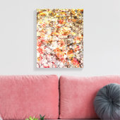 Koele, moderne, kleurrijke abstracte achtergrond canvas afdruk (Insitu (Woonkamer))