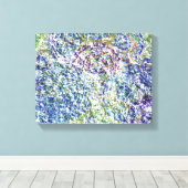 Koele, moderne, kleurrijke abstracte achtergrond canvas afdruk (Insitu (Houten vloer))