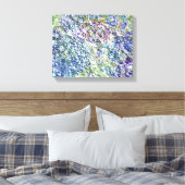 Koele, moderne, kleurrijke abstracte achtergrond canvas afdruk (Insitu (Slaapkamer))