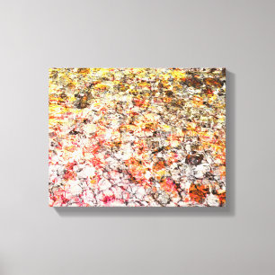 Koele, moderne, kleurrijke abstracte achtergrond canvas afdruk