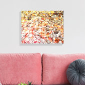 Koele, moderne, kleurrijke abstracte achtergrond canvas afdruk (Insitu (Woonkamer))