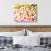 Koele, moderne, kleurrijke abstracte achtergrond canvas afdruk (Insitu (Slaapkamer))