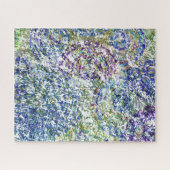 Koele, moderne, kleurrijke abstracte achtergrond legpuzzel (Horizontaal)