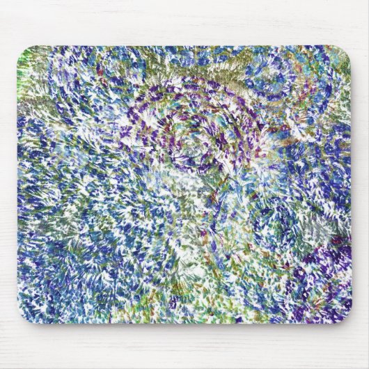 Koele, moderne, kleurrijke abstracte achtergrond muismat (Voorkant)