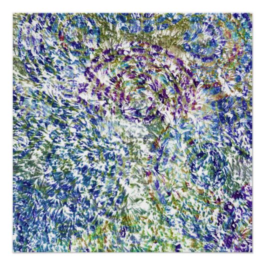 Koele, moderne, kleurrijke abstracte achtergrond perfect poster (Voorkant)