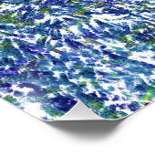 Koele, moderne, kleurrijke abstracte achtergrond perfect poster (Hoek)