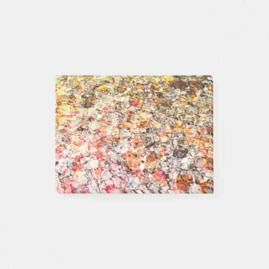 Koele, moderne, kleurrijke abstracte achtergrond post-it® notes (Voorkant)