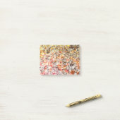 Koele, moderne, kleurrijke abstracte achtergrond post-it® notes (Op bureau)