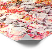 Koele, moderne, kleurrijke abstracte achtergrond poster (Hoek)