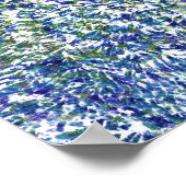 Koele, moderne, kleurrijke abstracte achtergrond poster (Hoek)