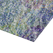 Koele, moderne, kleurrijke abstracte achtergrond snijplank (Hoek)