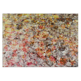 Koele, moderne, kleurrijke abstracte achtergrond snijplank