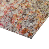 Koele, moderne, kleurrijke abstracte achtergrond snijplank (Hoek)