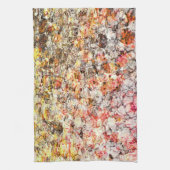 Koele, moderne, kleurrijke abstracte achtergrond theedoek (Verticaal)