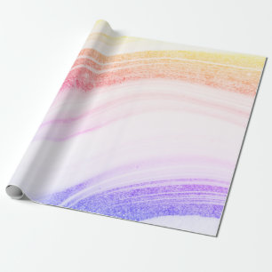 Koele moderne kleurrijke marmeren steen textuur cadeaupapier