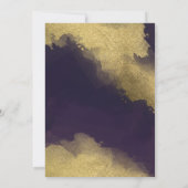 Koele moderne minimalistische Abstracte gouden wat Kaart (Achterkant)