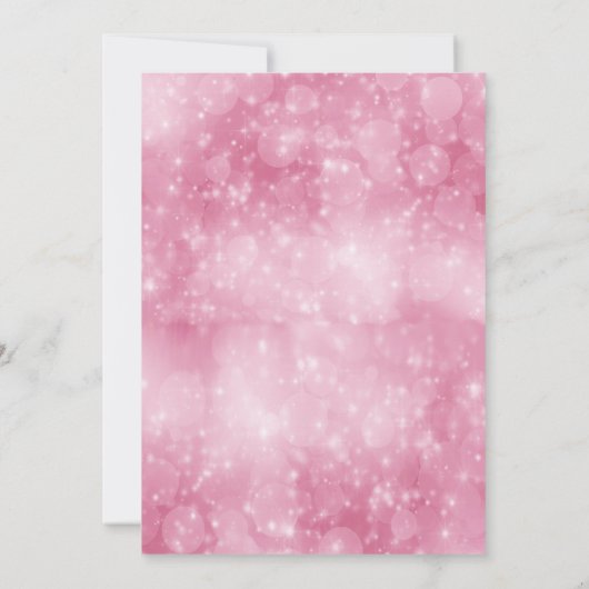 Koele moderne roze ballon neon zoet 16 kaart (Achterkant)