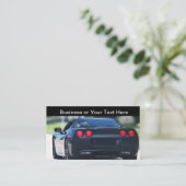 Koele Moderne Sportwagen Automobiel Visitekaartje (Staand voorkant)