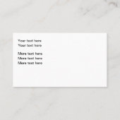 Koele Moderne Sportwagen Automobiel Visitekaartje (Achterkant)