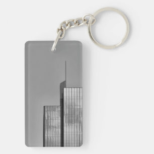 Koele, moderne, stedelijke architectuurfoto sleutelhanger