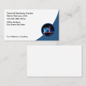 Koele moderne tandarts Kantoor Visitekaartjes (Voorkant / Achterkant)