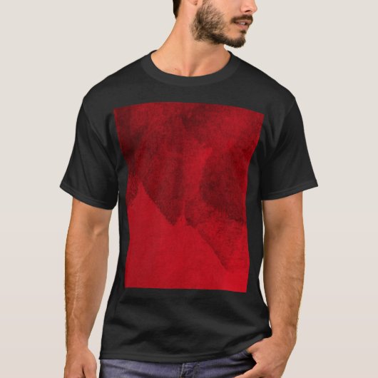 Koele, moderne, trendy abstracte schilderkunst t-shirt (Voorkant)