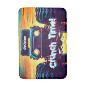 Koele Monster Truck Crunch Tijd Badmat (Voorkant Verticaal)