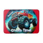 Koele Monster Truck Crunch Tijd Badmat (Voorkant)