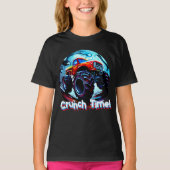 Koele Monster Truck Crunch Tijd T-shirt (Voorkant)
