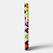 Koele multi gekleurde cirkels & roze klavers Case-Mate iPhone case (Achterkant / Links)