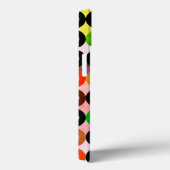 Koele multi gekleurde cirkels & roze klavers Case-Mate iPhone case (Achterkant / Rechts)