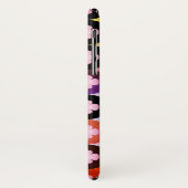 Koele multi gekleurde cirkels & roze klavers Case-Mate iPhone case (Achterkant/links)