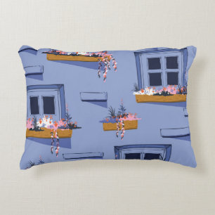 Koele muur ramen zomer patroon accent kussen