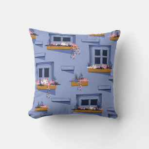 Koele muur ramen zomer patroon kussen