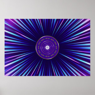Koele muurkunst voor woonkamer en interieur poster