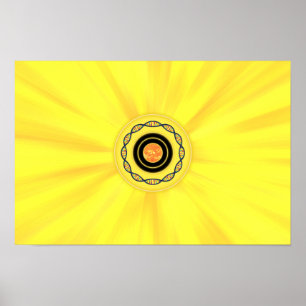 Koele muurkunst voor woonkamer en interieur poster