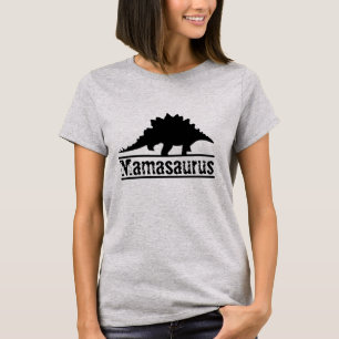 Koele naam Mamasaurus familie dinosaurus T-shirt