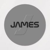 Koele  Naam & Monogram Kleding Labels (Design 2)